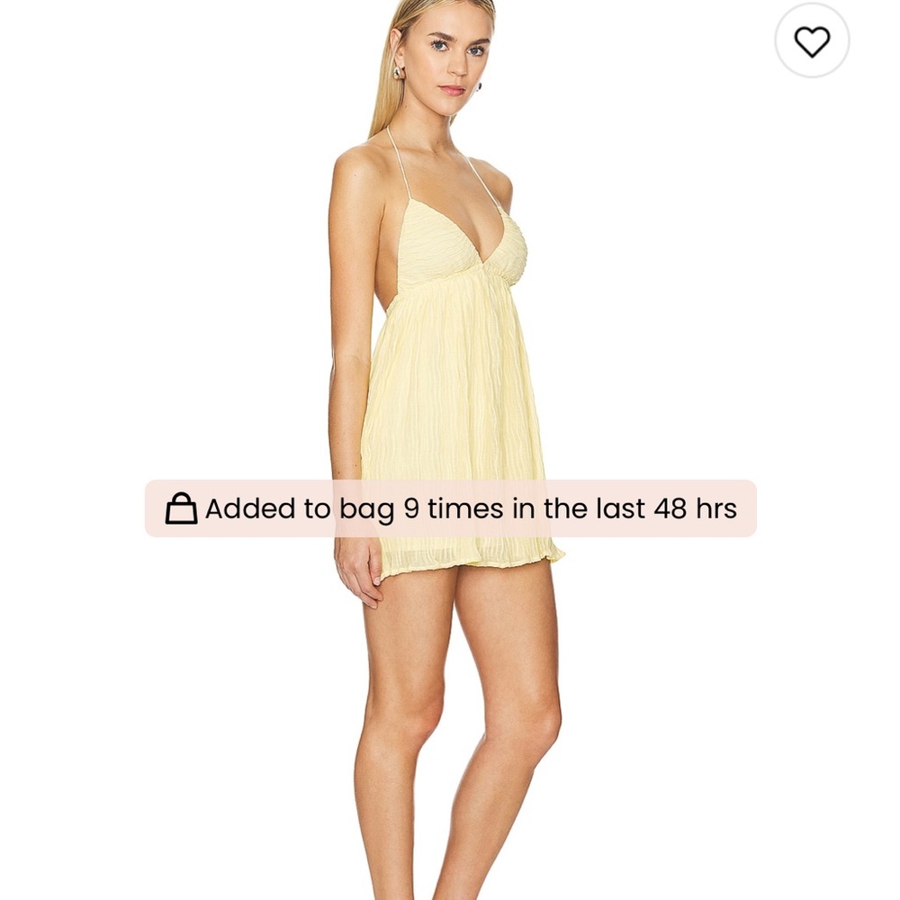 NWT More to Come Darcy Halter Dress